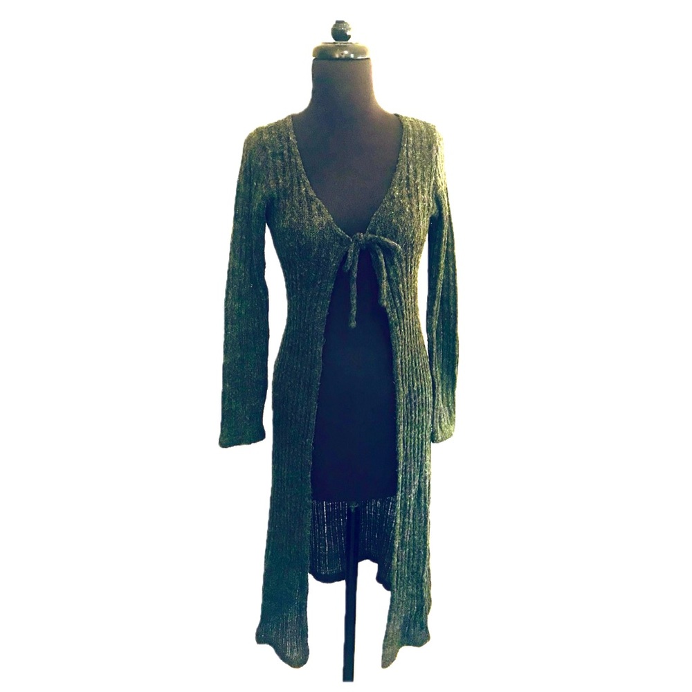 Evolution Long Single Tie Sweater